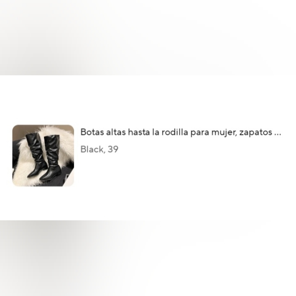 Women Black slouchy flat knee boots - Picture 11 of 12